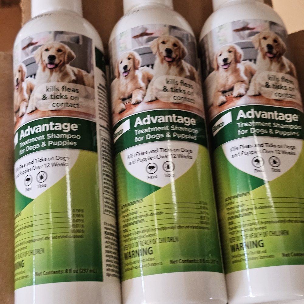 3pk Advantage Treatment Shampoo for Dogs & Puppies